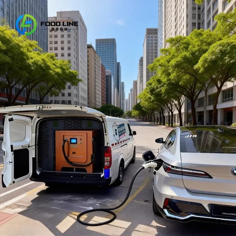 Station de charge d'urgence personnalisée à haute puissance et déploiement rapide pour une utilisation en extérieur