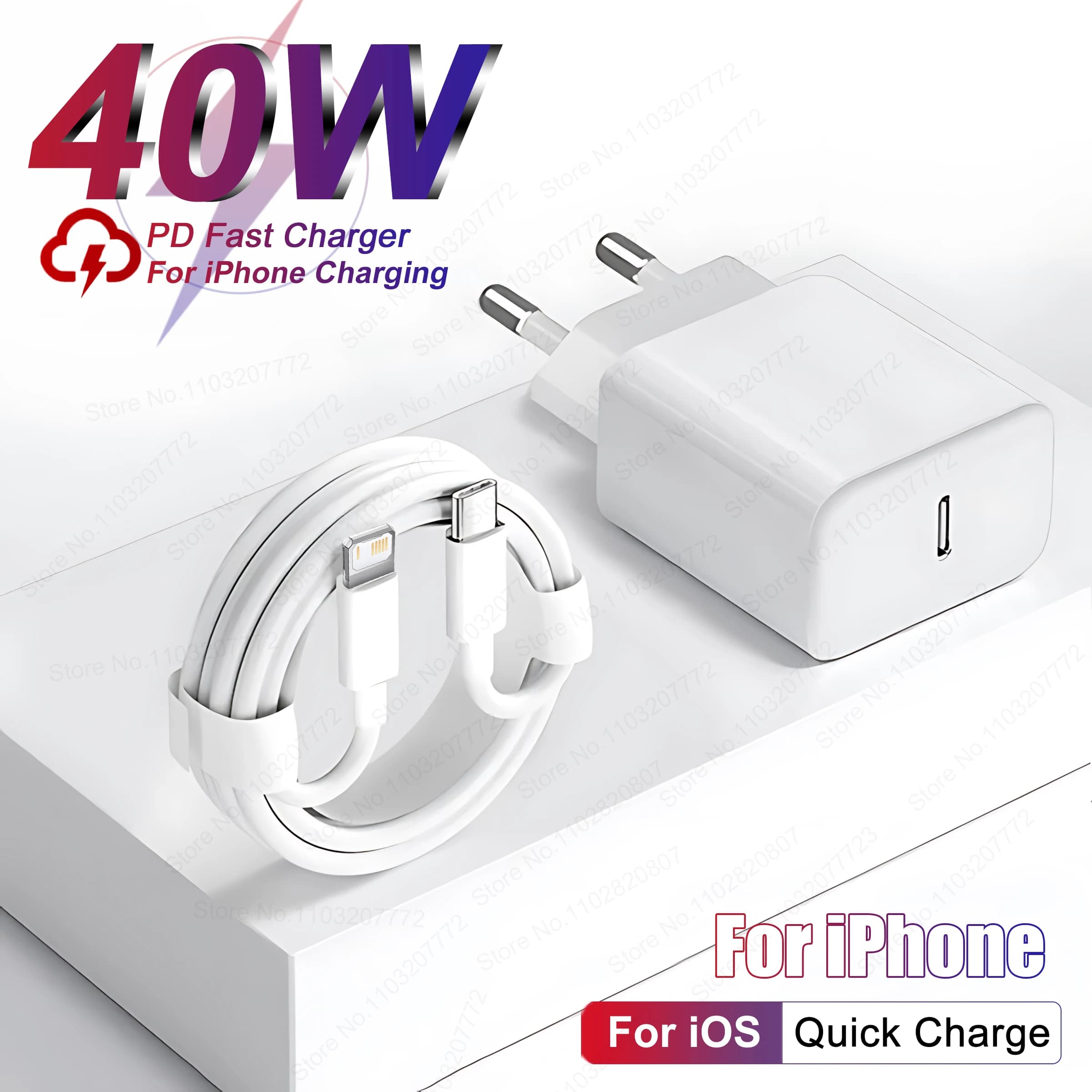 Pour APPLE PD 40W chargeur de téléphone USB C câble de Charge rapide pour iPhone 11 12 13 14 15 16 Pro Max Charge rapide Type C ligne chargeur