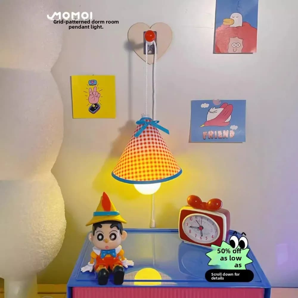 Lampe de chevet suspendue murale et lampe de bureau, accessoire essentiel pour dortoir, pour lit et chambre à coucher supérieurs des étudiants