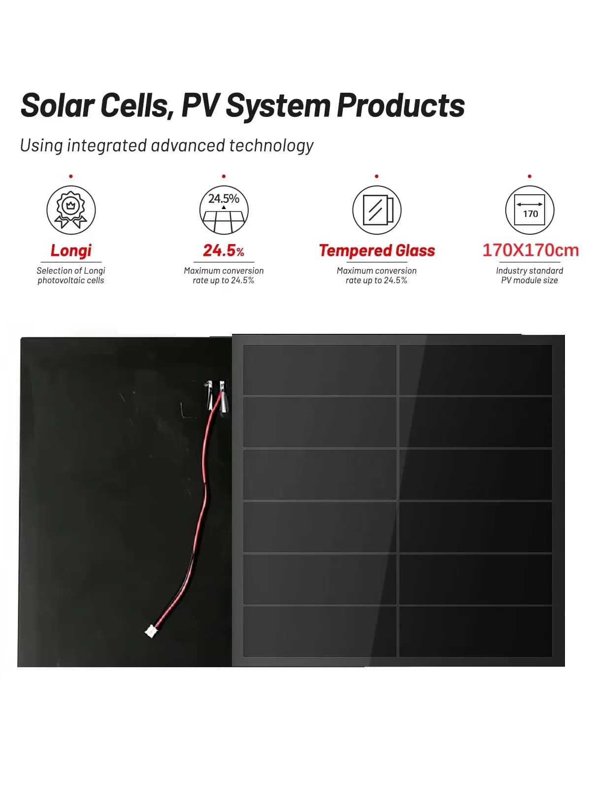 Mini panneau solaire efficace 6V, module photovoltaïque 1.3W 3W 5W, panneau solaire DIY avec câble pour chargeur de batterie