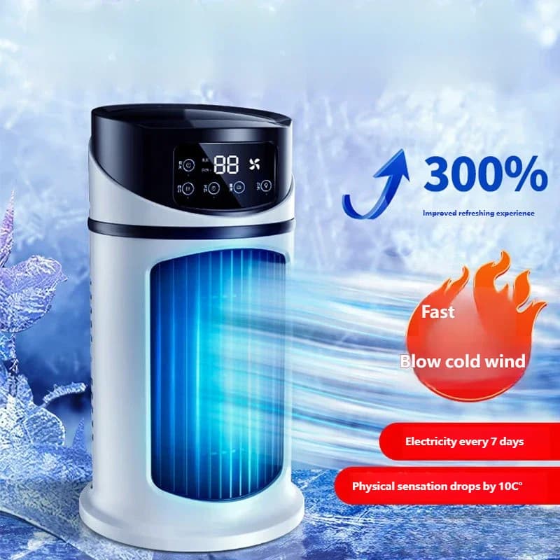 Mini climatiseur portable, ventilateur de refroidissement à eau, climatiseur mobile pour bureau