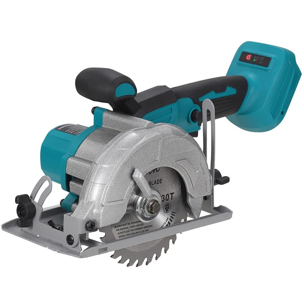 Scie circulaire sans fil de 5 pouces pour batterie Makita (non incluse), scie électrique réglable pour le bois et la pierre, outil uniquement