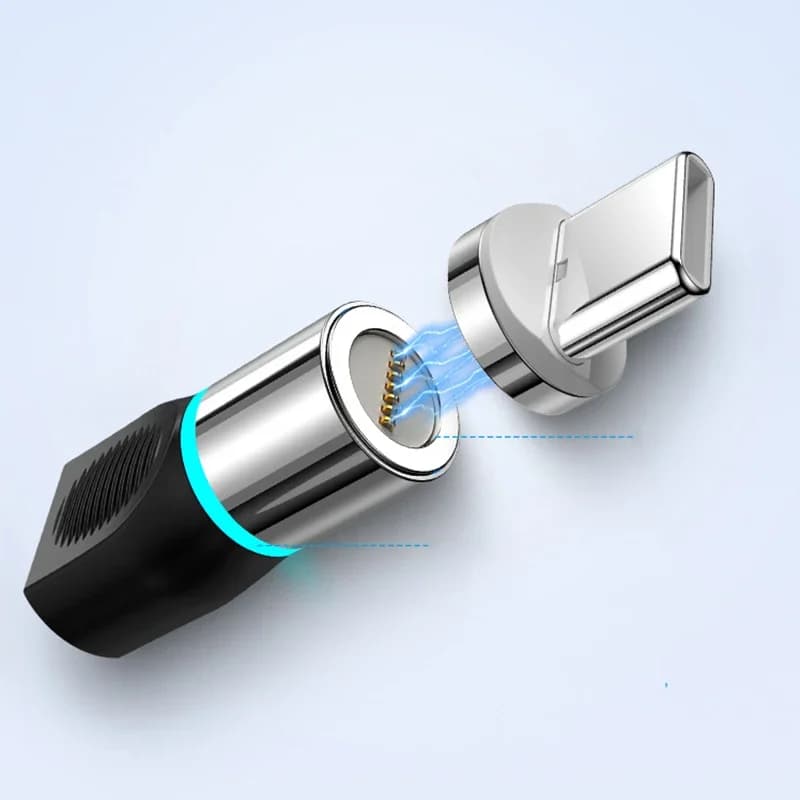 Connecteur de câble magnétique pour téléphone portable, embouts magnétiques, adaptateur micro USB, prise de chargeur, type C