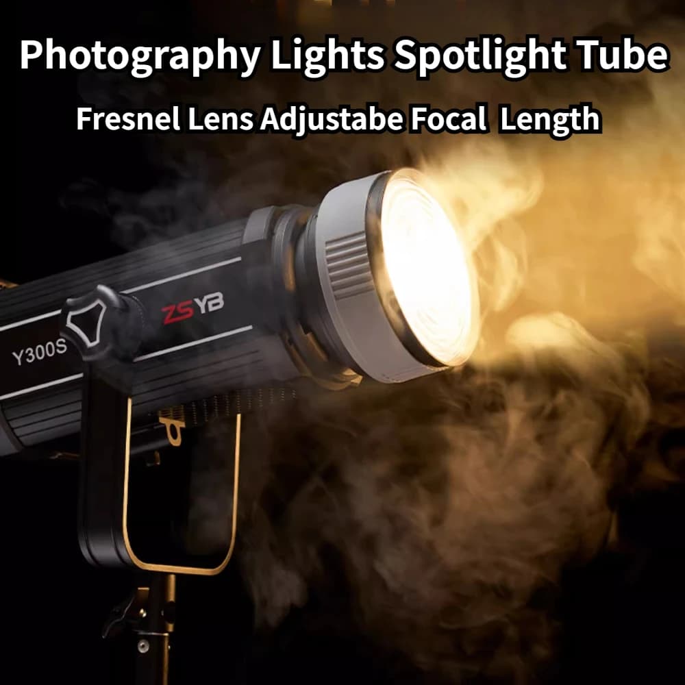 Tube de budgétaire de lampe photographique, lentille de Fresnel, n'aime optique 5 fois plus brillant pour l'art, la marijuana et la photographie