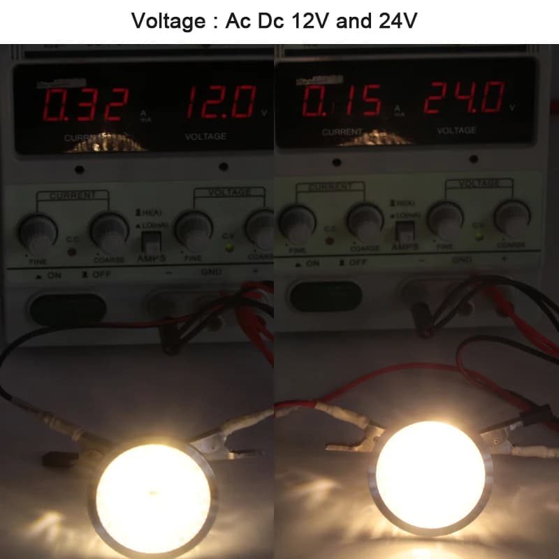 Lamba MR16 projecteur Led 4W 3000K 6000K Ac DC 12v 24v Super lumineux maison plafonnier Spot sous armoire lumière lampe en aluminium 12 V