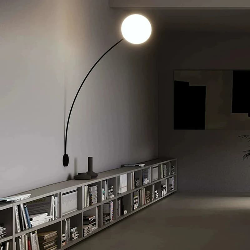 Applique Murale LED en Forme de Boule de Verre Blanche, Luminaire Décoratif d'Nik, Idéal pour une Chambre à Coucher, un Salon ou un Restaurant, Nouveauté 2025, Livraison Gratuite
