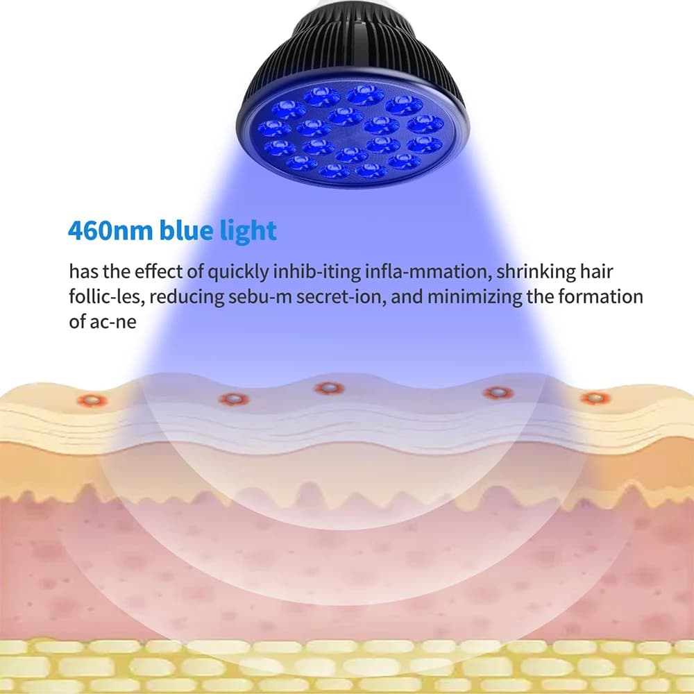 Lampe de bronzage ultraviolette Type de pince lampe de solarium pour le corps de bronzage 18 pièces lampe de lumière LED 395nm maison bronzage Solarium soins de la peau