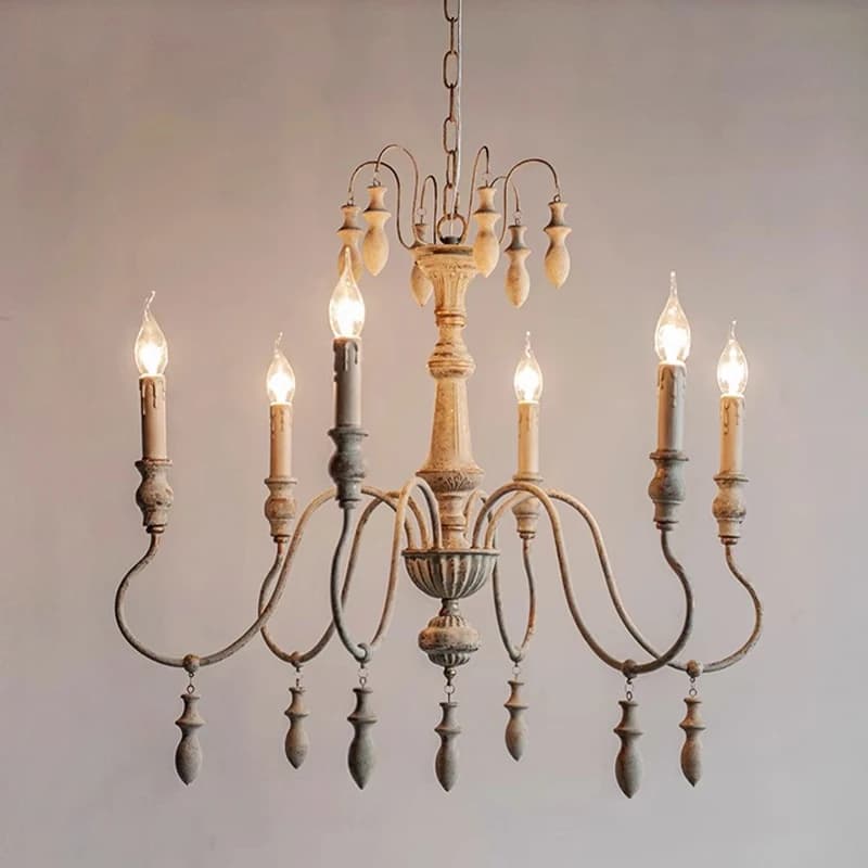 Lustre de style campagne française pour bureau