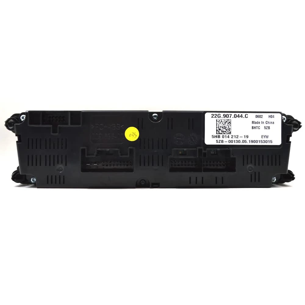 Panneau de commande de climatisation automatique 22G 907 044 C pour VW Polo MK6 Plus avec chauffage des sièges, bouton de climatisation double zone, interrupteur tactile de climatisation