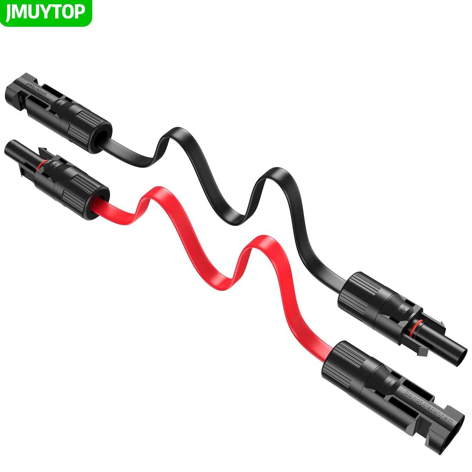 JMUYTOP – câble d'extension pour panneau solaire plat, 12/10 AWG 4/6 mm2, connecteurs étanches pour camping-car, photovoltaïque, maison, balcon, fil traversant