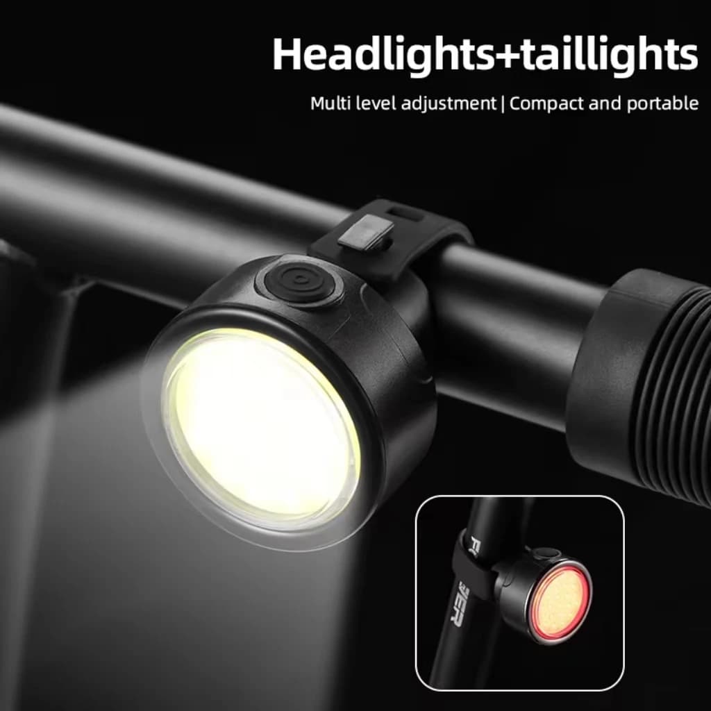 Feux avant de vélo feux arrière de vélo étanche lampe de vélo vtt alimenté par batterie avertissement lumière de cyclisme phare LED lampe arrière