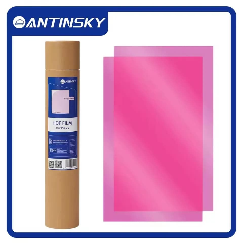 Film HDF Antinsky, taille /220*310mm/ 450*280/mm, compatible avec Revo 14K/Mini 8K/Mighty 8K/Sonic Mega 8K, bonne flexibilité et ductilité.