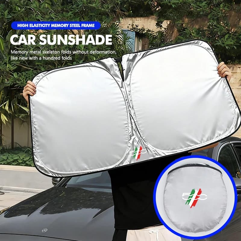 Pare-soleil pour pare-brise de voiture Fiat, accessoires automobiles FR Abarth 500 500C 500S 500X Punto Stilo Ducato