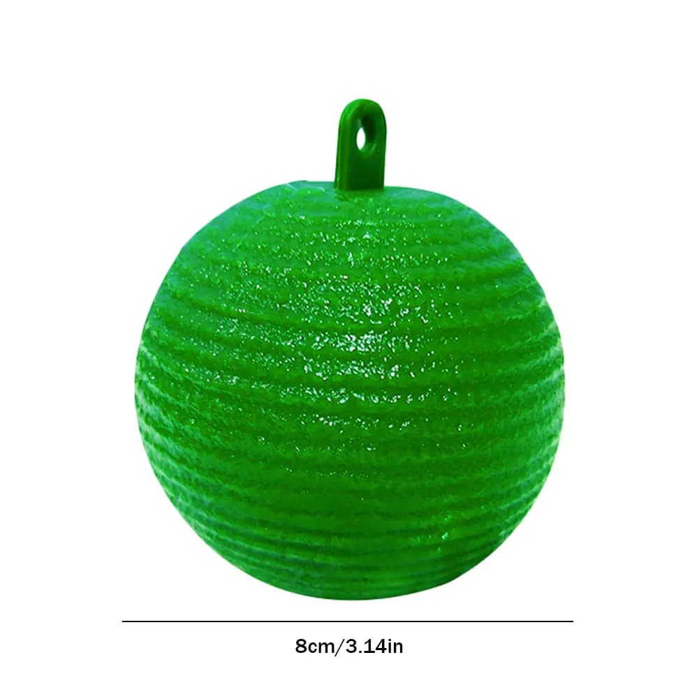 Piège à mouches à fruits en forme de boule, contrôle des guêpes, des abeilles et des insectes, piège à insectes volants de 8 cm, boule pour l'intérieur, l'extérieur, la maison, la cuisine, les plantes