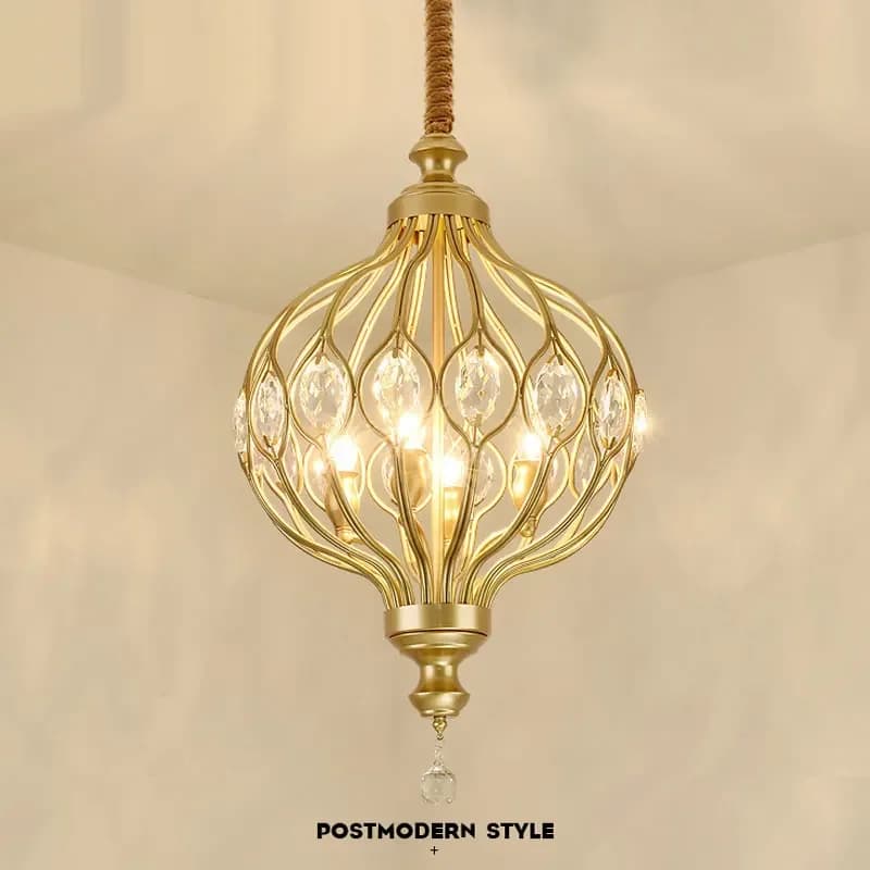 Pays américain Restaurant suspension lustres modernes pour salon chambre cage d'escalier allée Style Vintage lanterne lampes