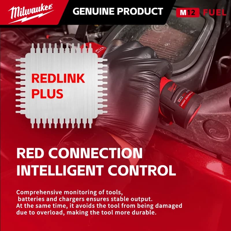 Batterie Milwaukee 12V avec emballage en boîte couleur