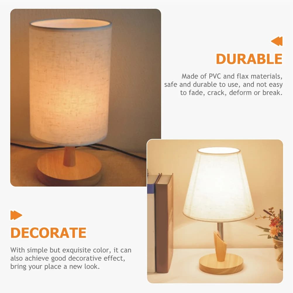Couvercle d'abat-jour de lampe, feuille de gril de tissu de bricolage léger, coupe de table exécutive de tambour, pré-arex de ferme, lustres de sol