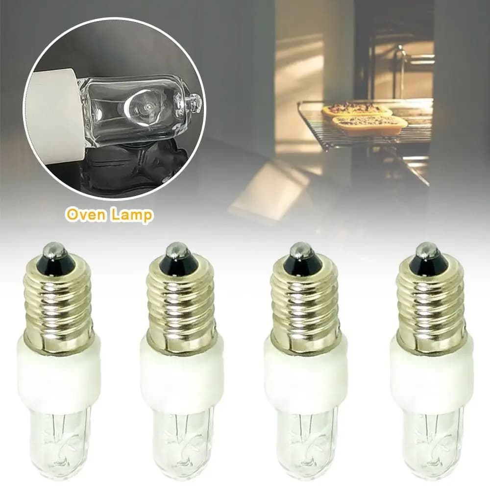 Lampe de four à haute température, ampoule de sel de degré de chaleur de tungstène, lampe de hotte de cuisinière, blanc chaud, E14, 25W, 40W