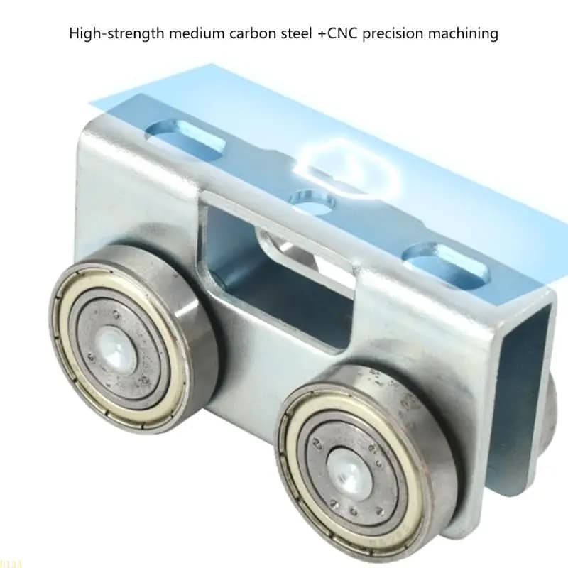 Ensemble chariot à 4 roues en acier inoxydable, Portable robuste, U13A, pour des opérations fluides dans environnement