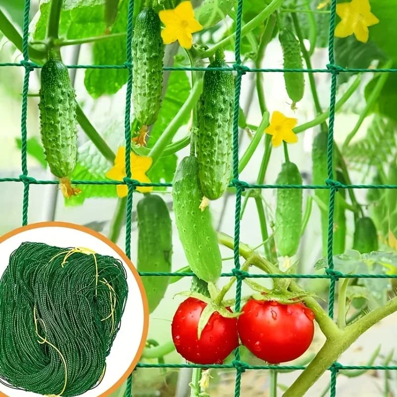 Pergolas de treillis pour plantes, filet de culture en Polyester robuste, filet de treillis de jardin avec maille carrée pour plantes grimpantes, légumes,