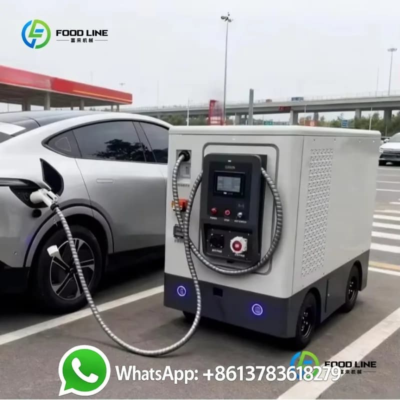 Station de recharge mobile silencieuse à énergie solaire haute puissance personnalisée 48kWh 65kWh 75kWh 100kWh