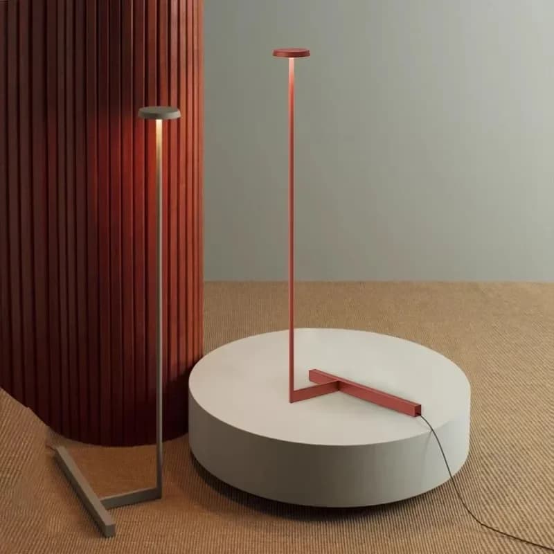 Lampadaire minimaliste moderne lampe sur pied d'angle design pour salon hôtel boutique décor créatif LED chambre lampe de chevet
