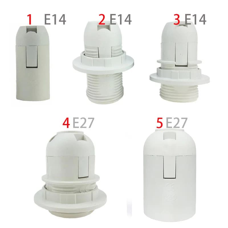 Douille de lampe LED E14 E27