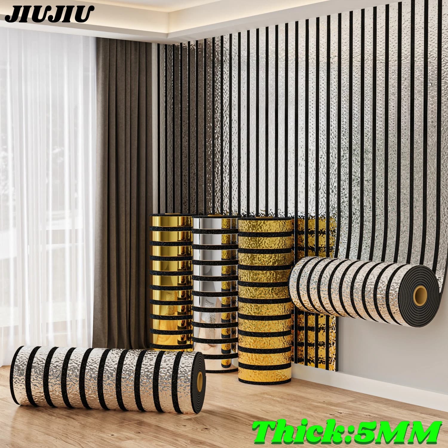 Panneau mural miroir 3D auto-adhésif, autocollant de grille murale de fond étanche adapté à la décoration du plafond et du salon