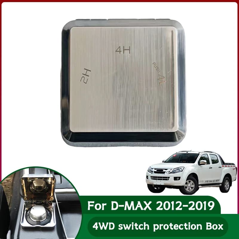 Accessoires de voiture pour ISUZU D-MAX 2012-2019 4x4, coque de protection pour interrupteur, coque de protection pour clé, boîtier 4x4 modifié