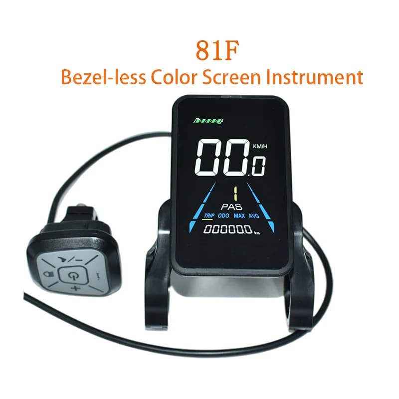 YL81F EBike écran LCD 36 V-52 V panneau de commande de vélo électrique compteur accessoires de vélo pour Scooter électrique YoLin