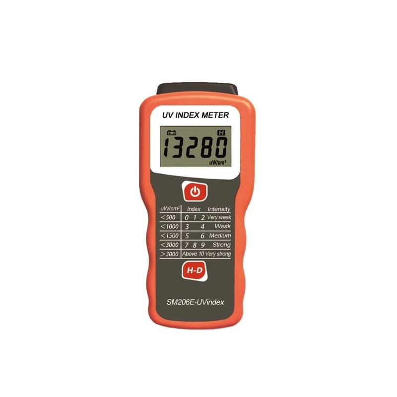 Compteur d'index UV Portable, détection de performance de blocage de rayonnement ultraviolet numérique, intensité d'irradiation d'UVA + UVB dans la lumière du soleil