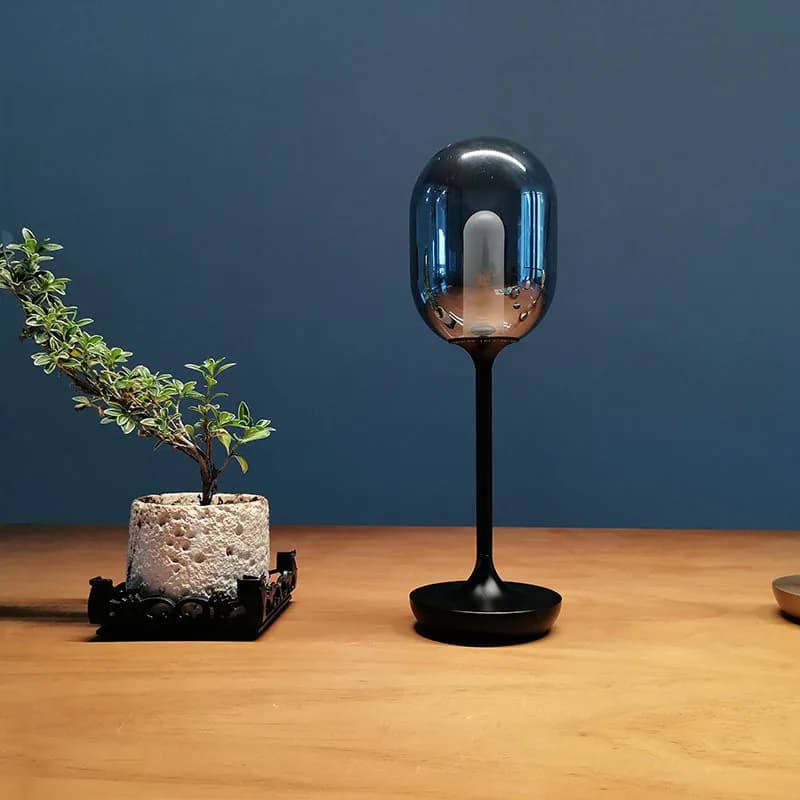 Lampe tactile sans fil rechargeable, lampe de bureau pour décoration, bougie, lumières chaudes de chevet, lampe de nuit portable pour le camping, lampe de table LED