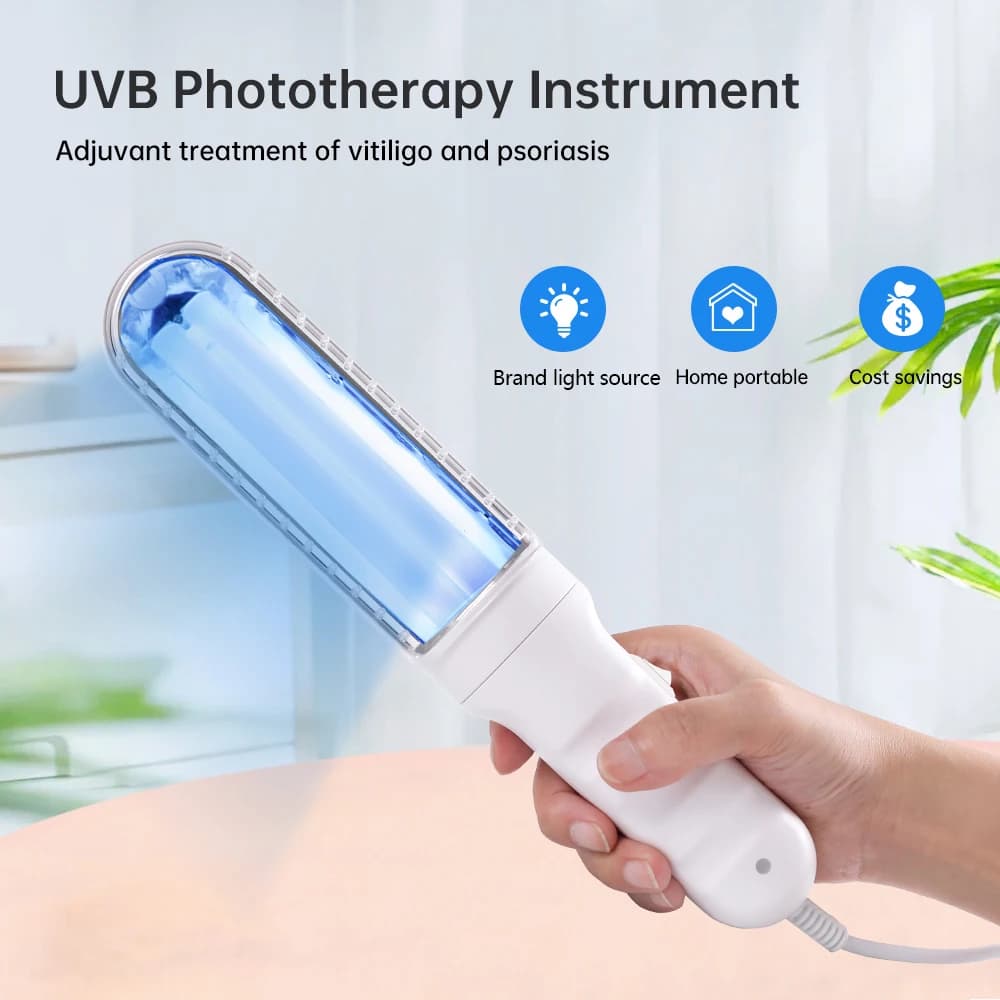 YOUWEMED – Instrument de photothérapie ultraviolette 311nm, lampe UVB UV pour Vitiligo, Psoriasis, taches blanches, maladie de la peau