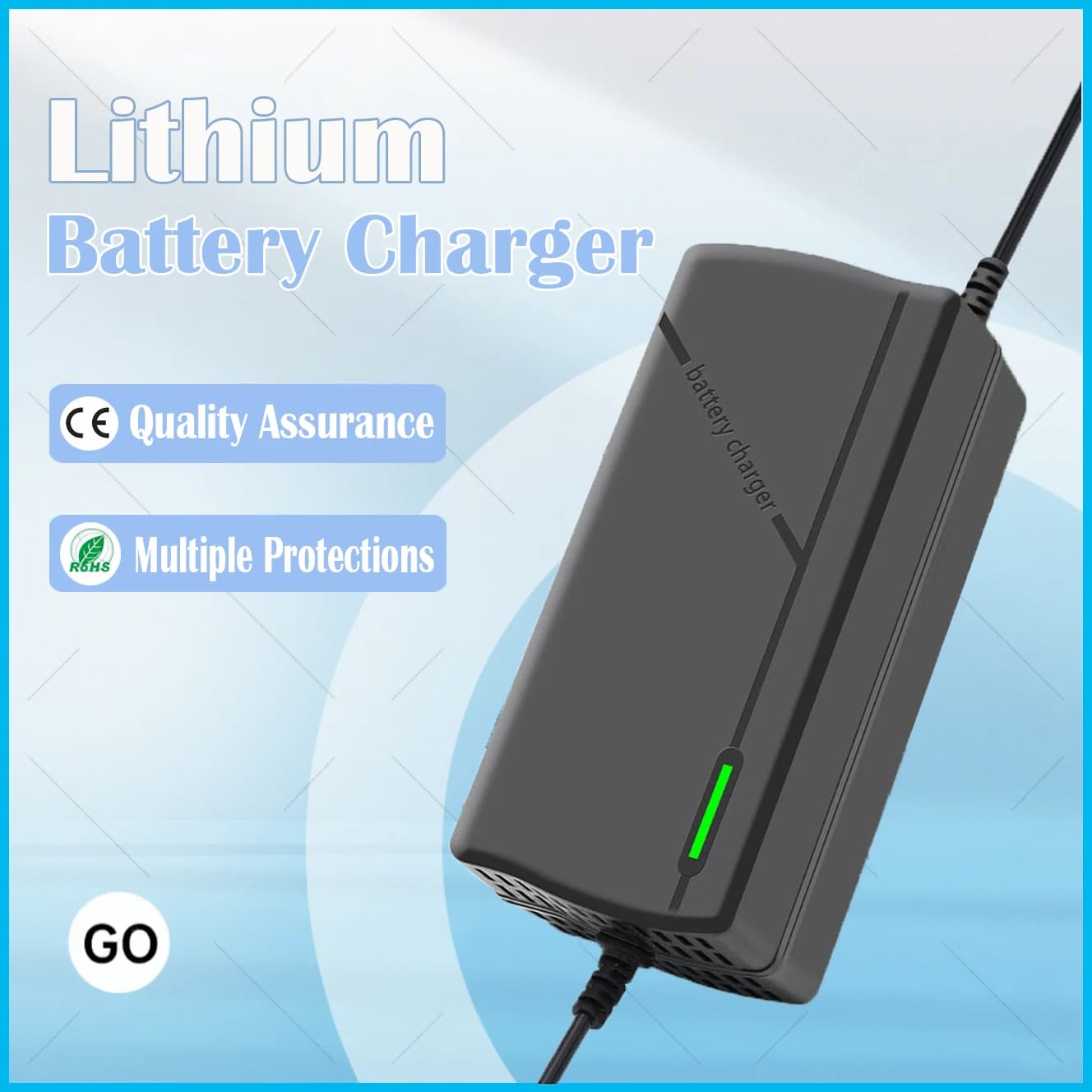 Chargeur de batterie au Lithium 12V/24V/36V/48V/60V/72V 2A 3A 5A pour batteries au Lithium, équipement de stockage d'énergie, chargeur de voiture