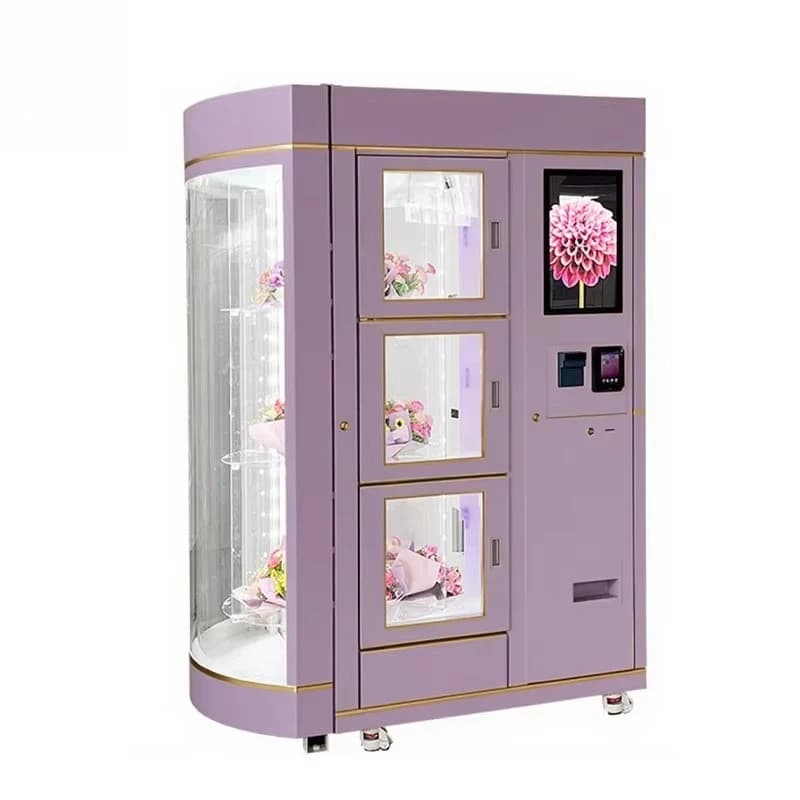 Distributeurs automatiques de fleurs sans contact : support sans fil