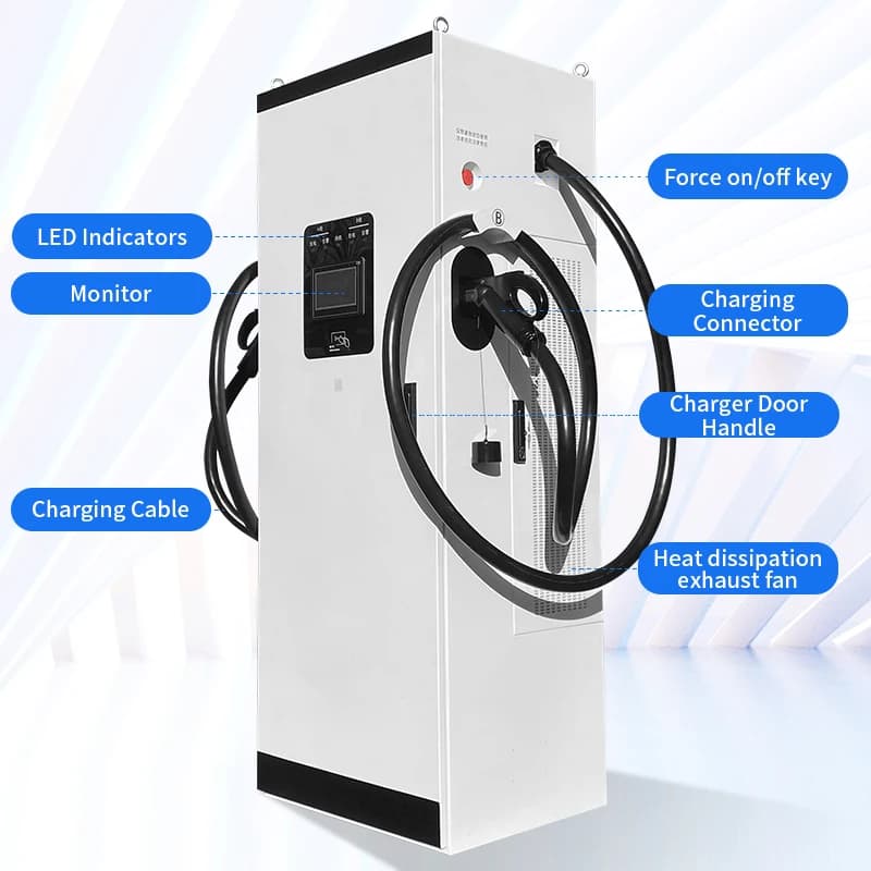Chargeur rapide DC pour véhicules électriques 60kW 120kW 160kW 82kW 142kW 182kW – Station de recharge
