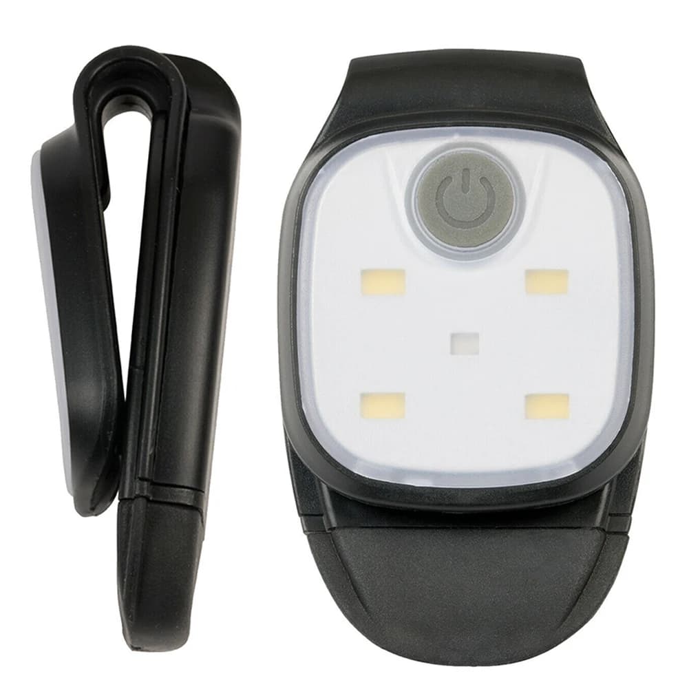 Lampe de nuit à clipser, 4 modes d'éclairage, lumière de sécurité pour le jogging, la marche nocturne, la pêche, la randonnée, rechargeable par USB