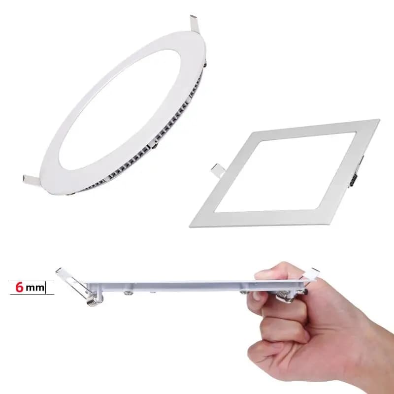 Spot Lumineux LED Encastrable pour le Plafond, Éclairage d'Nik, Rénovation de Maison, 3 4 6 9 12 15 18W