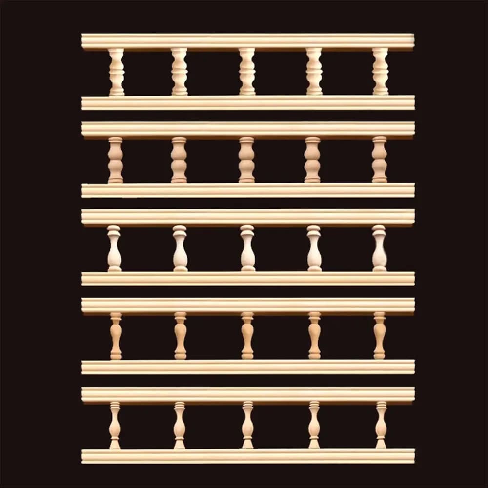 Broche de balustrade en bois