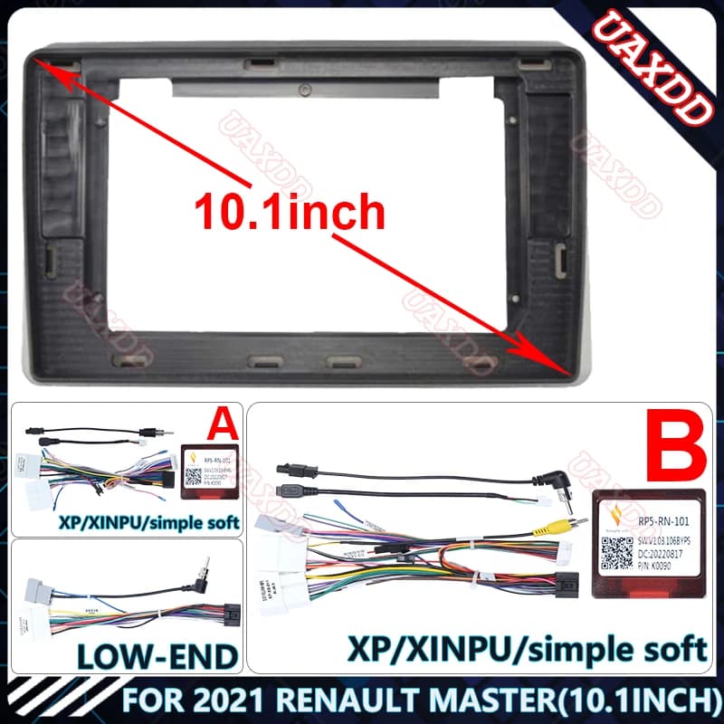 Pour Renault Master 2021 : Accessoires Auto – Écran Radio Android 10