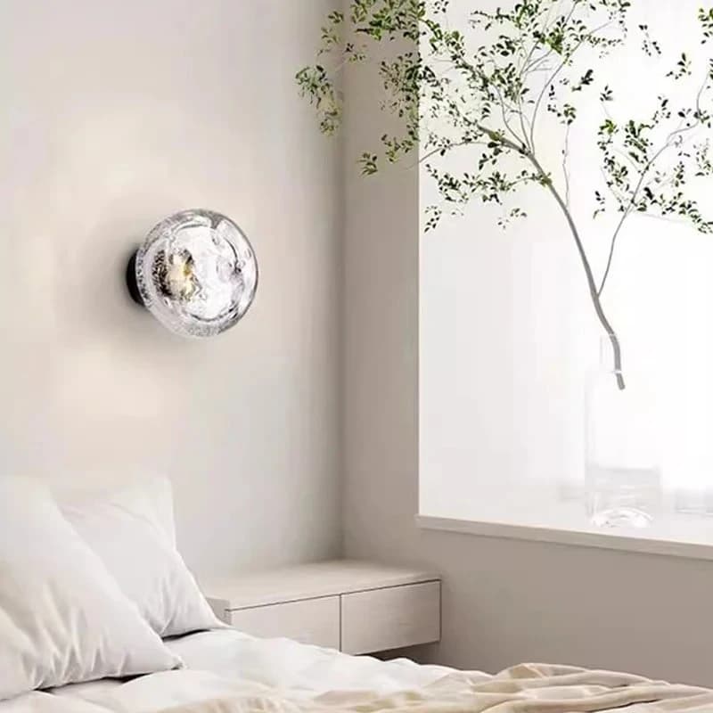 Lampe murale de chevet WENYUN au design nordique moderne, lampe murale créative pour salon, décoration murale de fond, lampe murale de couloir