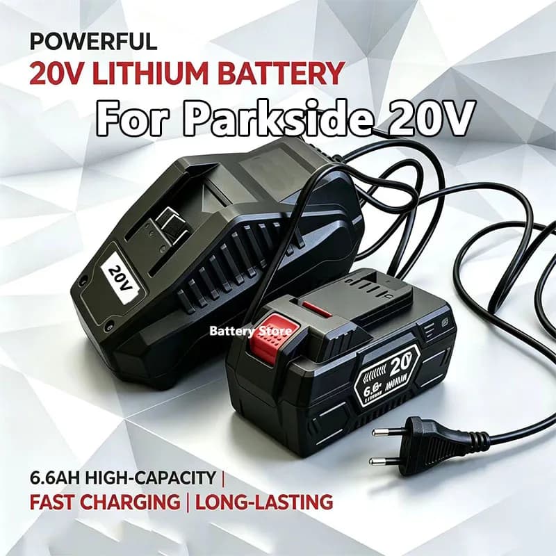 Batterie lithium-ion pour outils électriques Parkside 20V, série PAP B1 B3, perceuse à main A3/PAP 208 A1, 4.0Ah 6.0Ah
