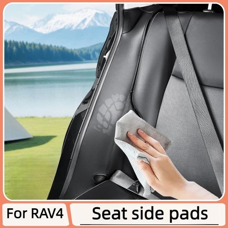 Pour RAV4 2020-2025 : protections latérales du siège arrière - Ensemble de garniture de protection premium ​ ​   Accessoires pour panneaux anti-rayures et anti-taches