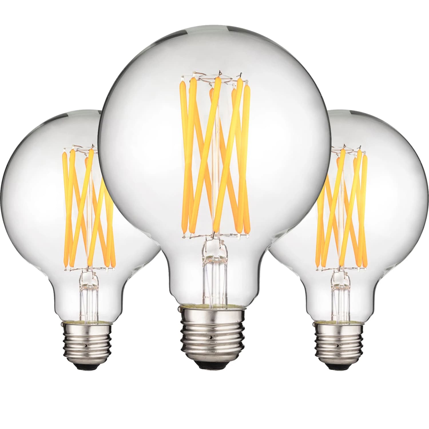 Ampoule à Filament LED Edison E27, ampoule Globe G95 G80 2700K 4000K 12W 16W, lampe rétro Vintage décorative sans scintillement