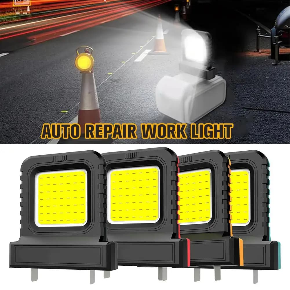 Outil électrique 21V avec batterie au Lithium universelle, projecteur LED pour réparation automobile, lampe d'éclairage extérieur à Long terme