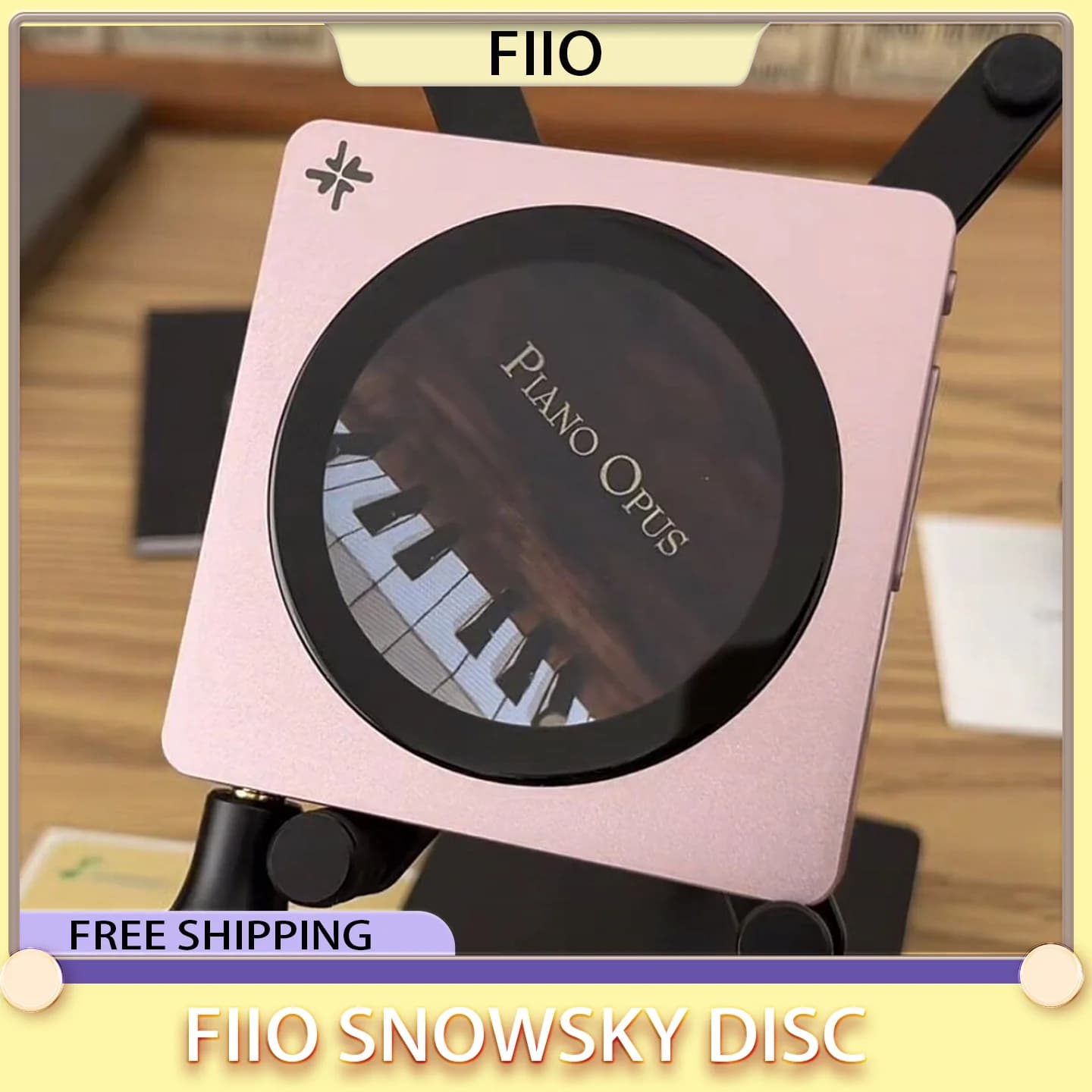 Lecteur de musique portable Fiio Snowsky Disc 2T TF, qualité sonore Hi-Res HIFI, Bluetooth 5.4, WiFi, lecteur MP3, accessoire compatible SPDIF