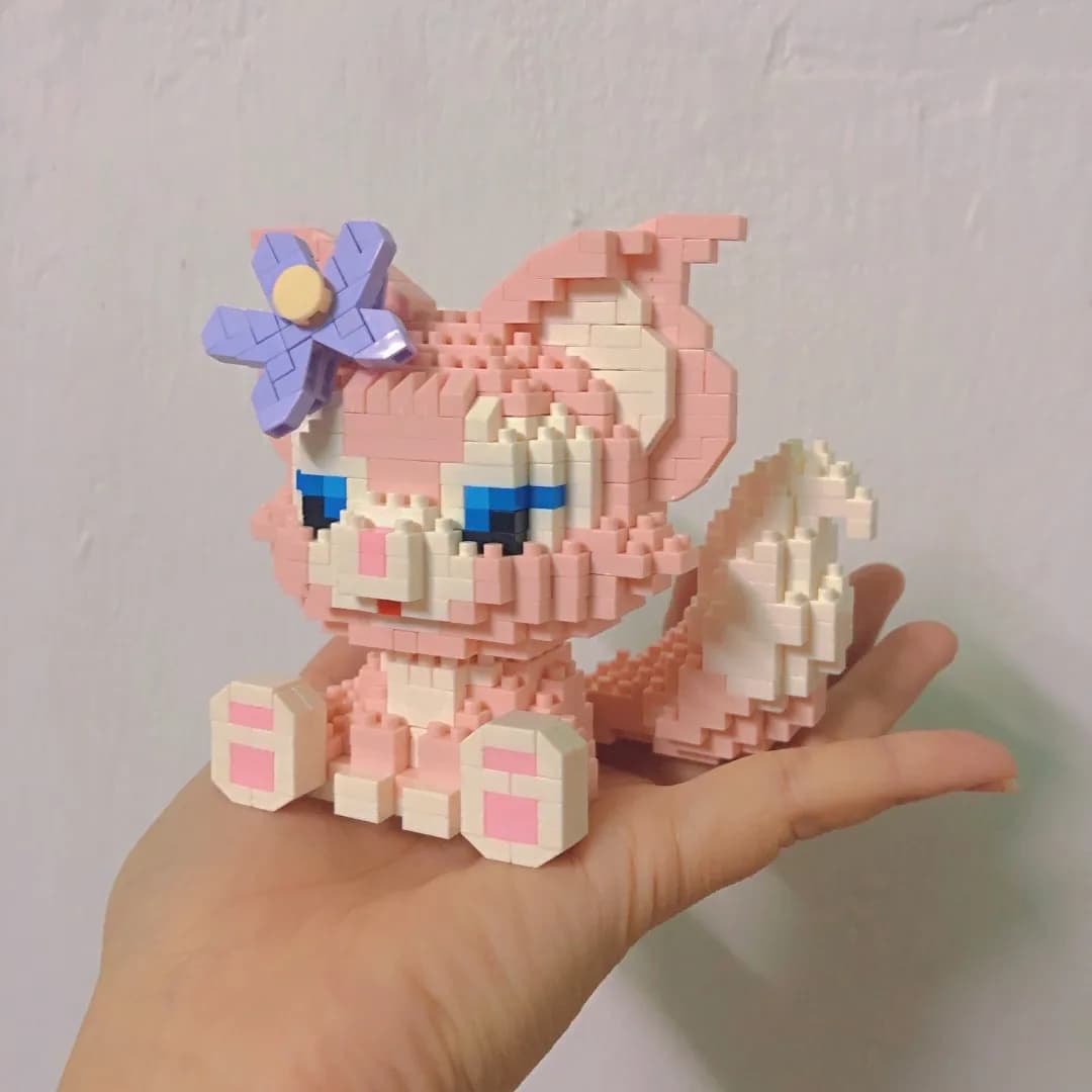 Blocs de construction Disney 108 Style LinaBell, Lotso Princess, figurines de dessin animé StellaLou, briques, jouets d'assemblage pour enfants, modèle cadeau