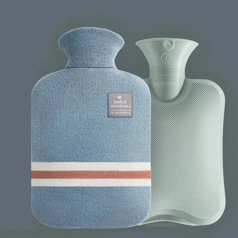1000/2000Ml bouteilles d'eau chaude sac de remplissage d'eau sac d'eau chaude pour femme ventre chaud mains et pieds garder le chauffe-mains sac d'eau chaude