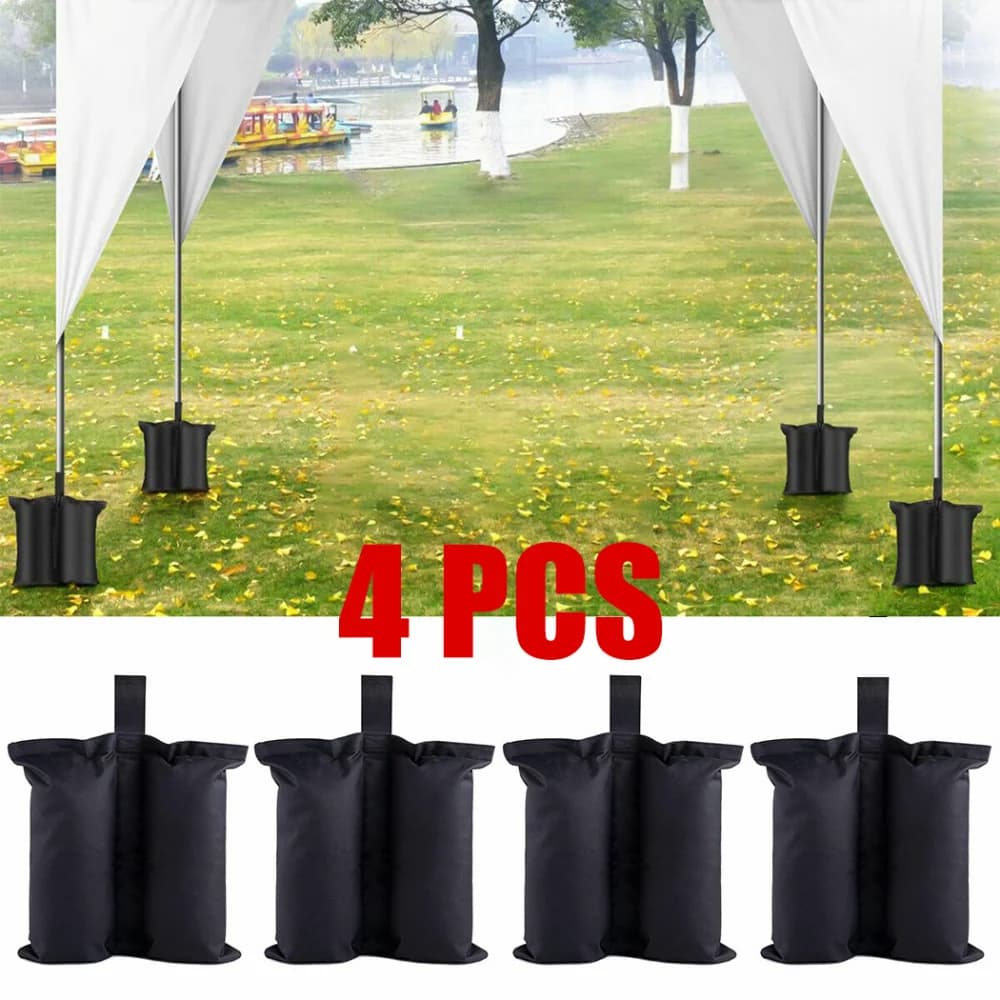 Équipement de Camping, accessoires d'extérieur, gazébo de jardin, pieds, poids, sac de sable, chapiteau, ensemble de tente étanche, accessoires de tente
