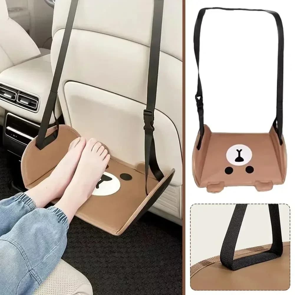 Repose-pieds portable pour voiture, tapis réglable pour siège arrière, hamac de suspension, repose-pieds de bureau, accessoires intérieurs automobiles